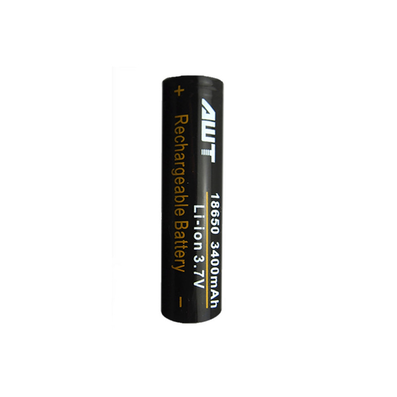 باتری لیتیوم یون قابل شارژ ای دبلیو تی مدل LI-ION-18650 ظرفیت 3400 میلی آمپرساعت