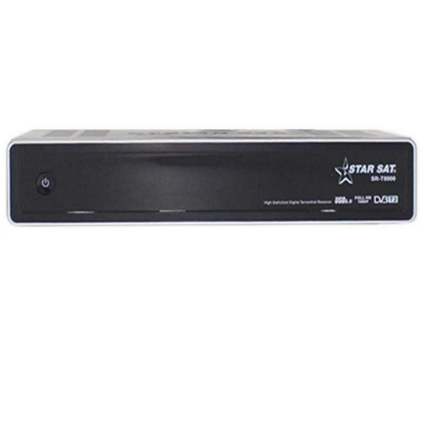 گیرنده دیجیتال استارست مدل SR-T8000.HEVC.T2 به همراه آنتن رومیزی هانی