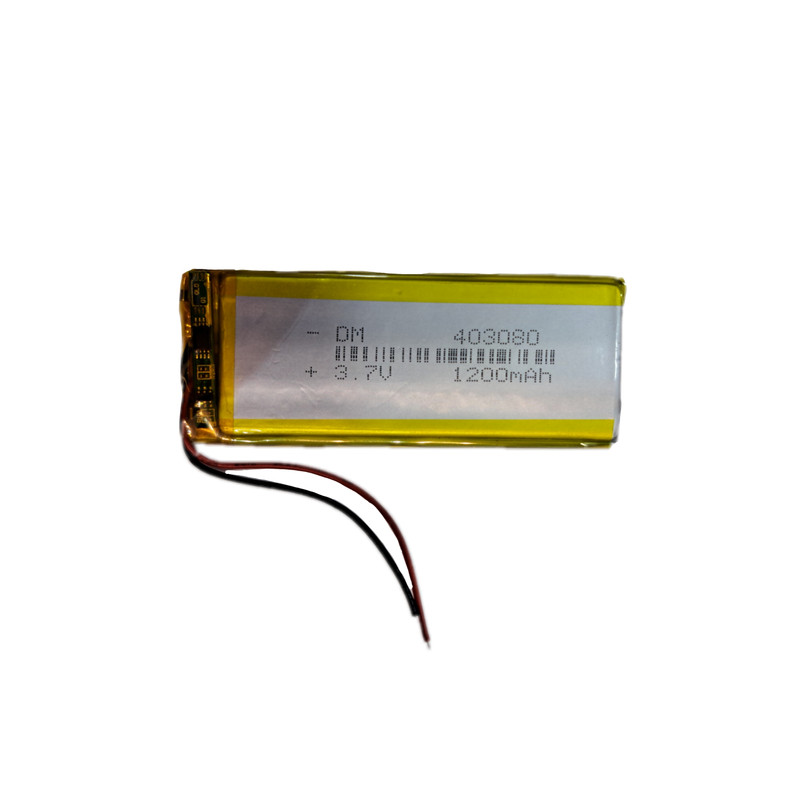 باتری لیتیومی مدل DM-403080 ظرفیت 1200 میلی آمپر ساعت