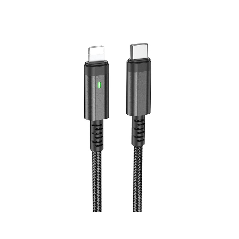 کابل تبدیل USB-C به لایتنینگ بروفون مدل BU38 20W طول 1.2 متر