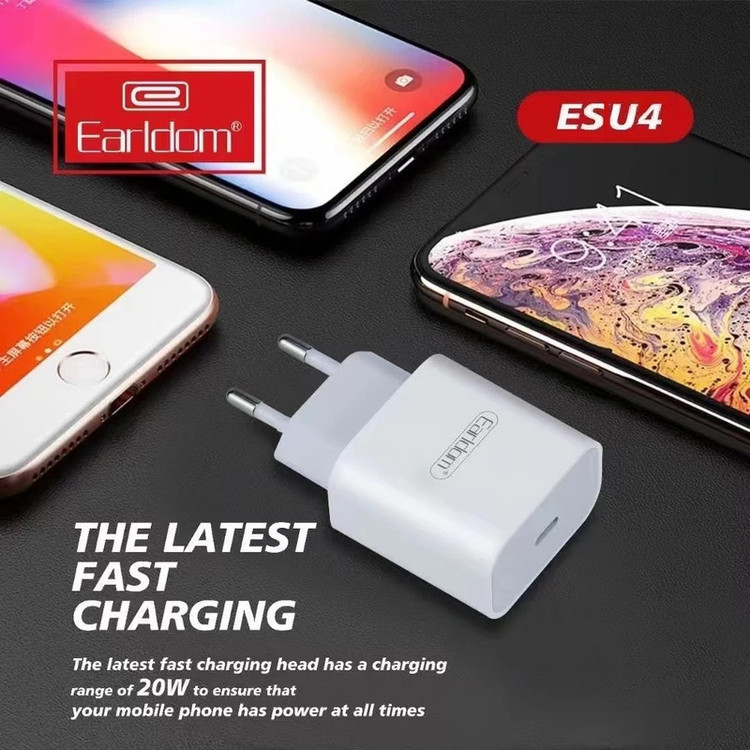 شارژر دیواری 20 وات ارلدام مدل ESU4