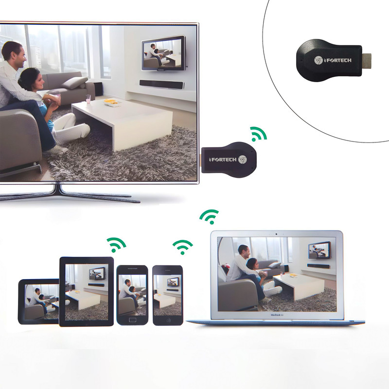 دانگل HDMI آیفورتک مدل m9 plus