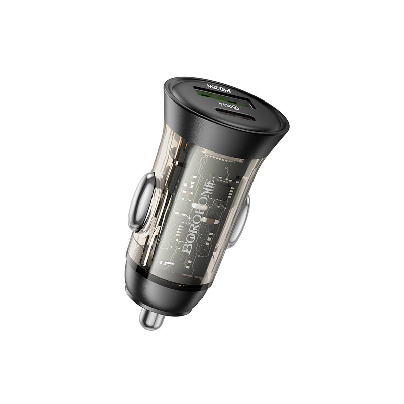 شارژر فندکی 25 وات بروفون مدل BZ26A PD+QC3.0