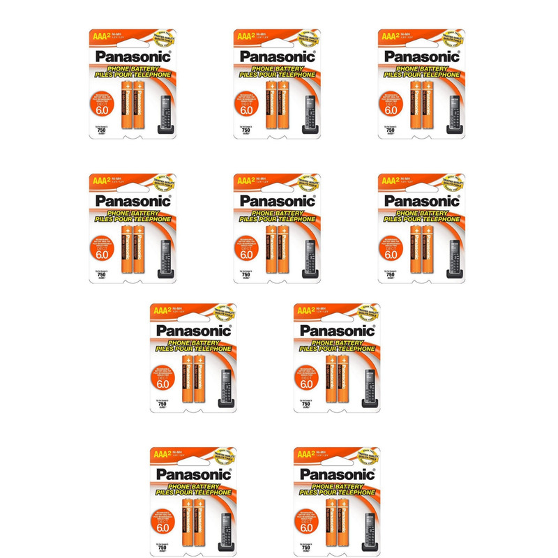 باتری نیم قلمی قابل شارژ پاناسونیک کد p98 بسته 20 عددی