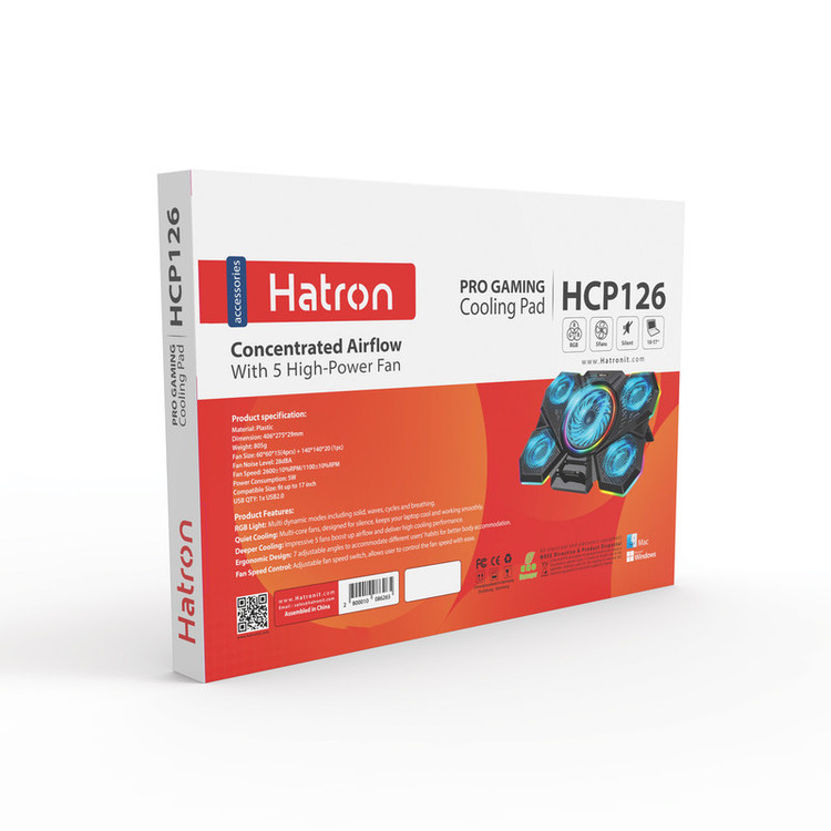 پایه خنک کننده لپ تاپ هترون مدل HCP126