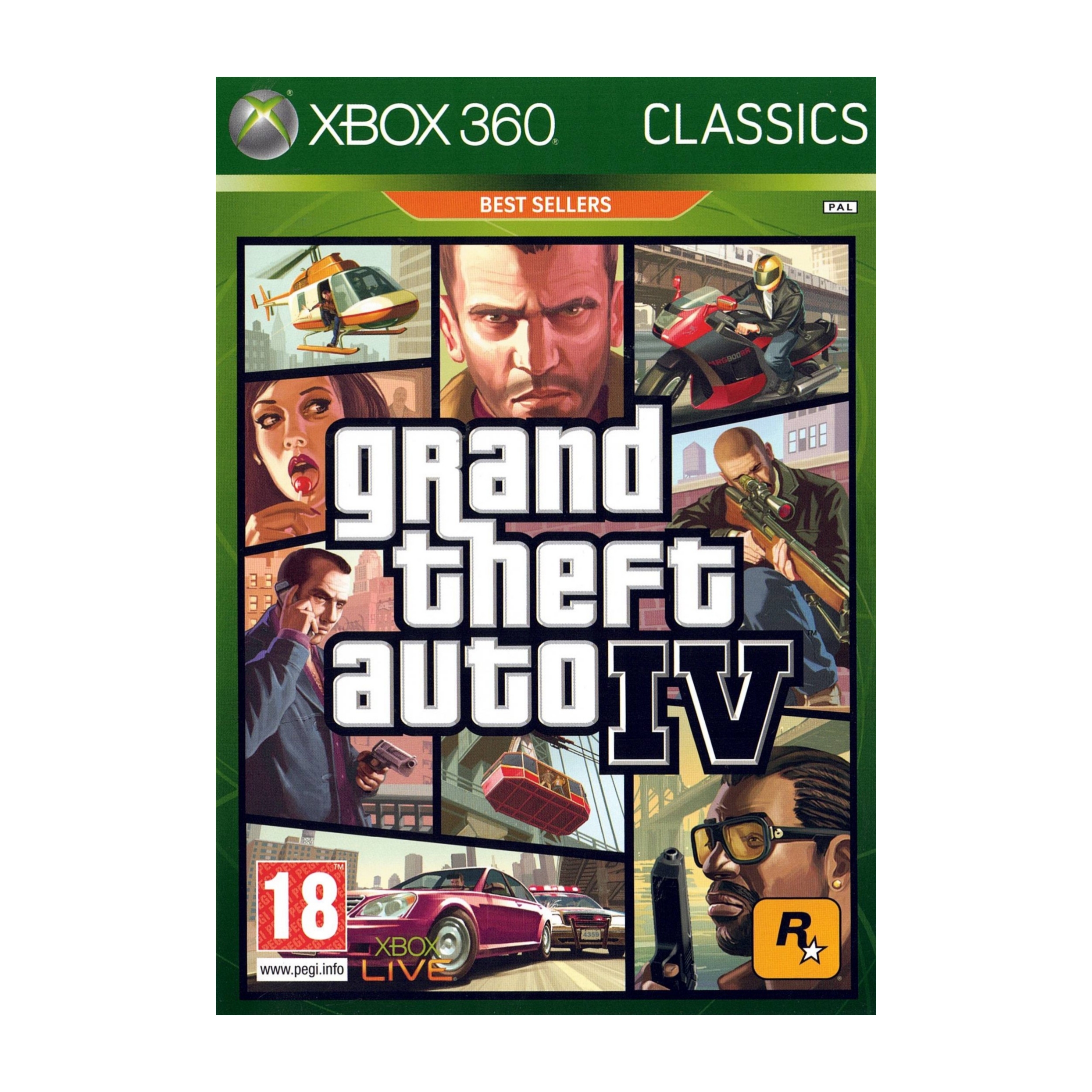 بازی GTA IV مخصوص XBOX 360