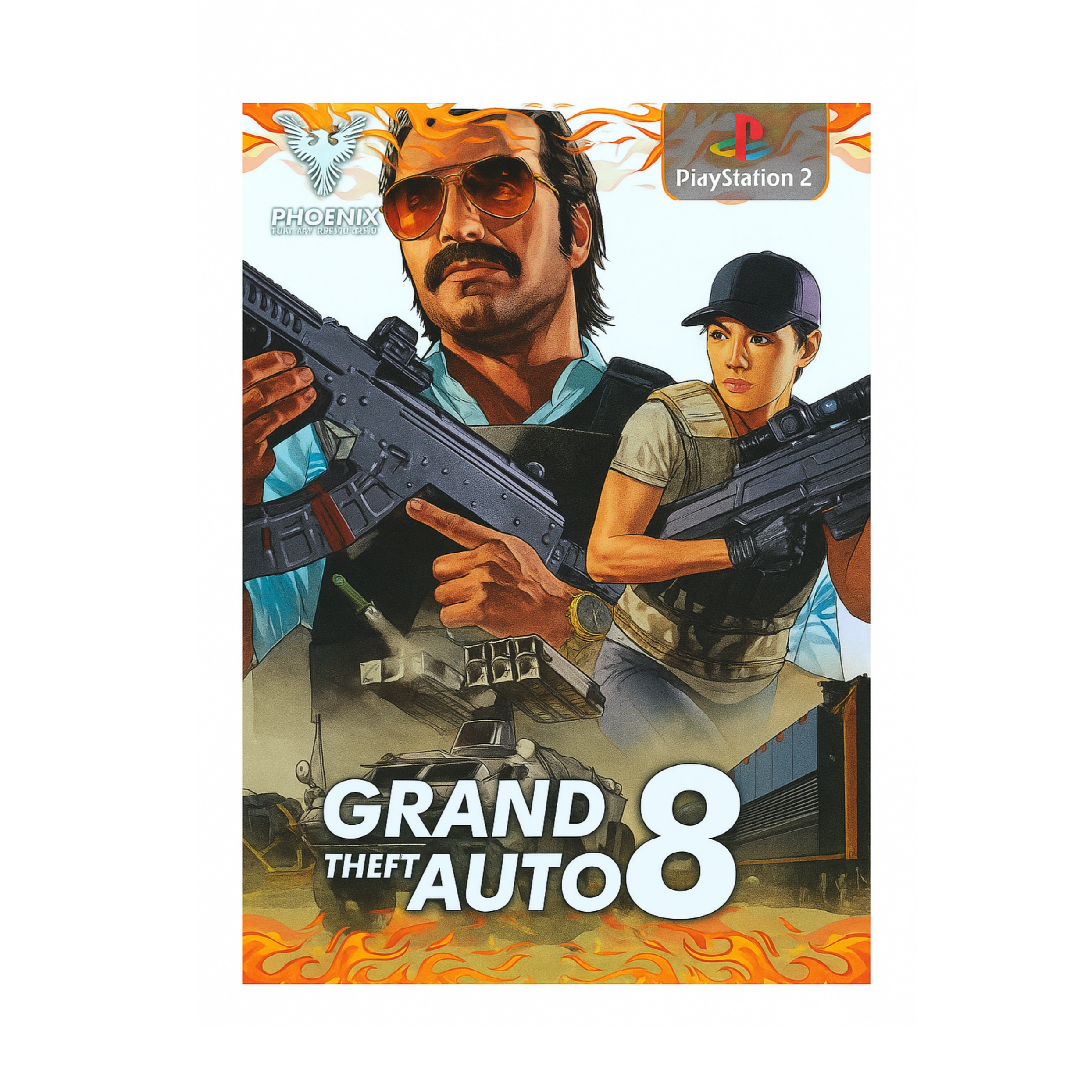 بازی GTA 8 مخصوص Ps2
