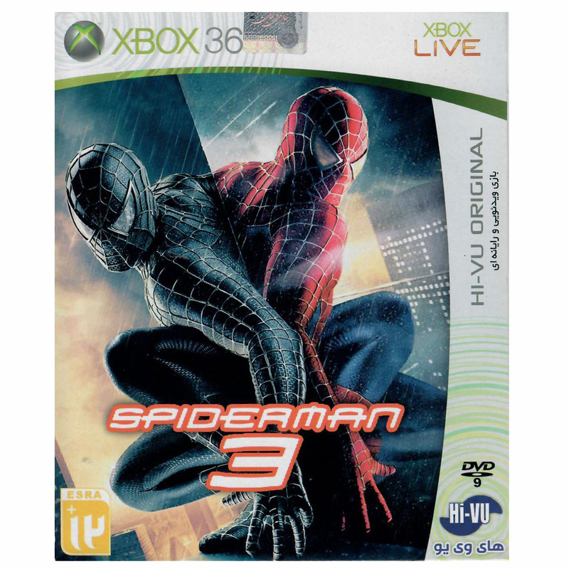 بازی Spiderman 3 مخصوص ایکس باکس360