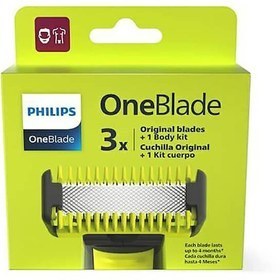 تیغ یدک فیلیپس مدل One Blade کد Original بسته ۳ عددی