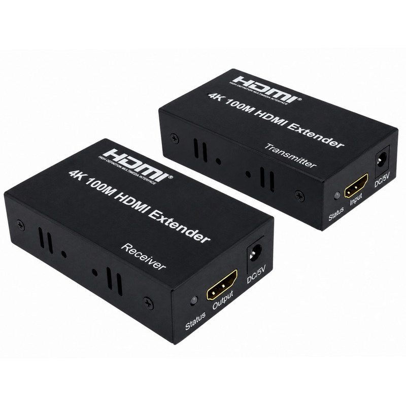 اکستندر HDMI رویال کد 4K-P98 طول 100 متر بسته 2 عددی