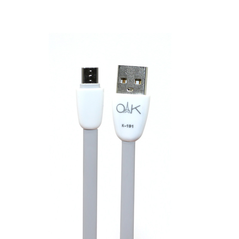 کابل تبدیل USB به microUSB اوآک مدل K-191 طول 1 متر