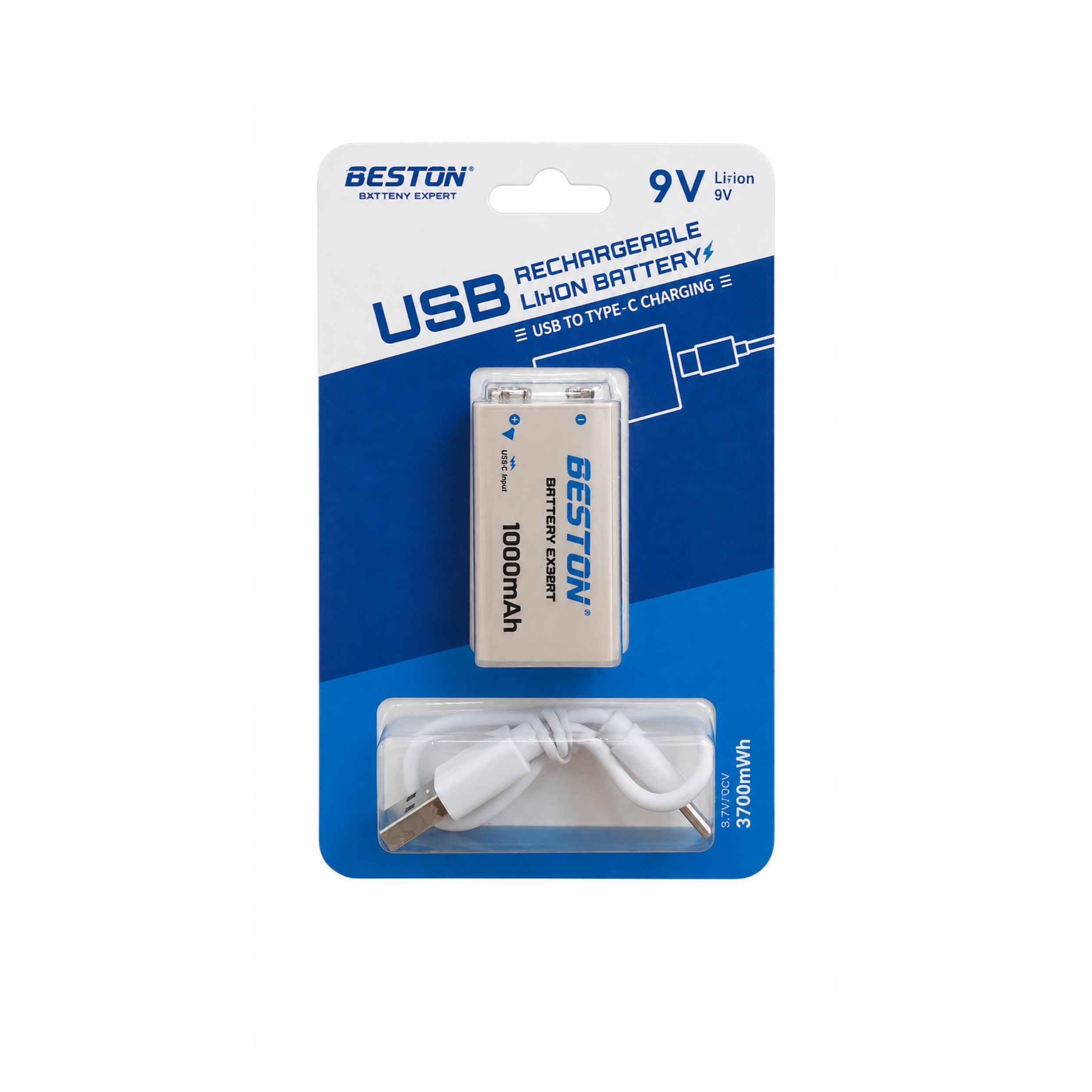 باتری کتابی قابل شارژ بستون مدل UCB-TYPE C ظرفیت 3700MWH