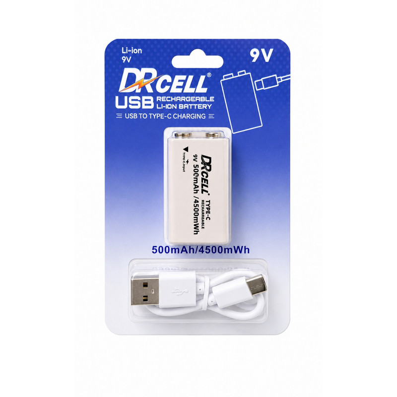 باتری کتابی قابل شارژ دی آر سل مدل USB-C LI-ION کد 4500MWH