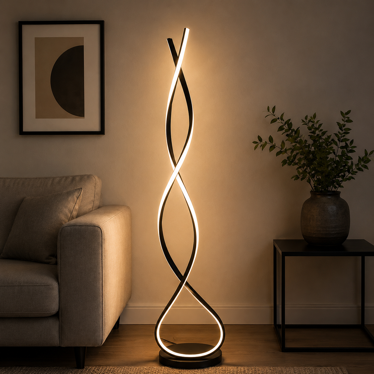 آباژور ایستاده راکسیون مدل نورا ارتفاع 130cm